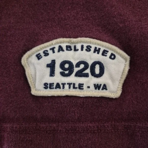 Vintage Y2K 1990's Eddie Bauer Men Spirt Shop Rugby Long Sleeve Pullover Size XL - Picture 5 of 7